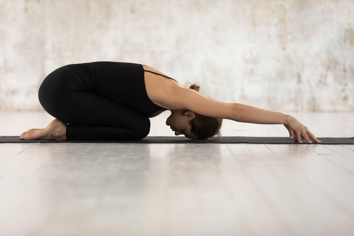 How to modify Child's Pose - Balasana - Ekhart Yoga
